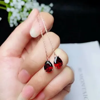 SHILOVEM 925 sterling silver Natural garnet stud earrings fine Jewelry women wedding wholesale new 7*9mm be0709022ags
SHILOVEM 925 sterling silver Natural garnet stud earrings fine Jewelry women wedding wholesale new 7*9mm be0709022ags