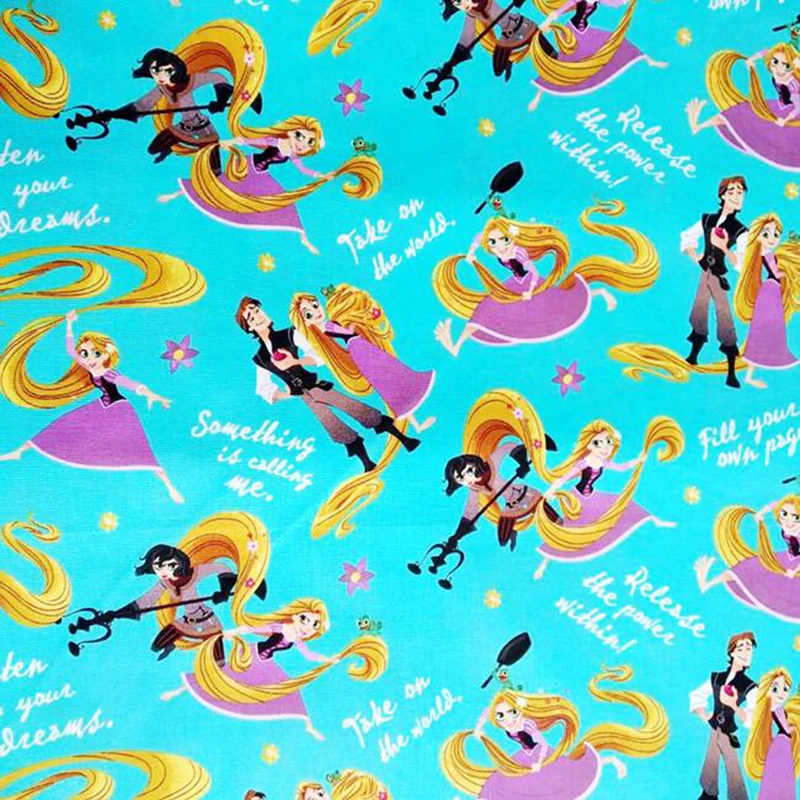 Beautiful 110cm Wide Cartoon Princess Prince and Wizard Print Cotton Fabric Quilting Patchwork Sewing Material Diy Girl Dress
Beautiful 110cm Wide Cartoon Princess Prince and Wizard Print Cotton Fabric Quilting Patchwork Sewing Material Diy Girl Dress