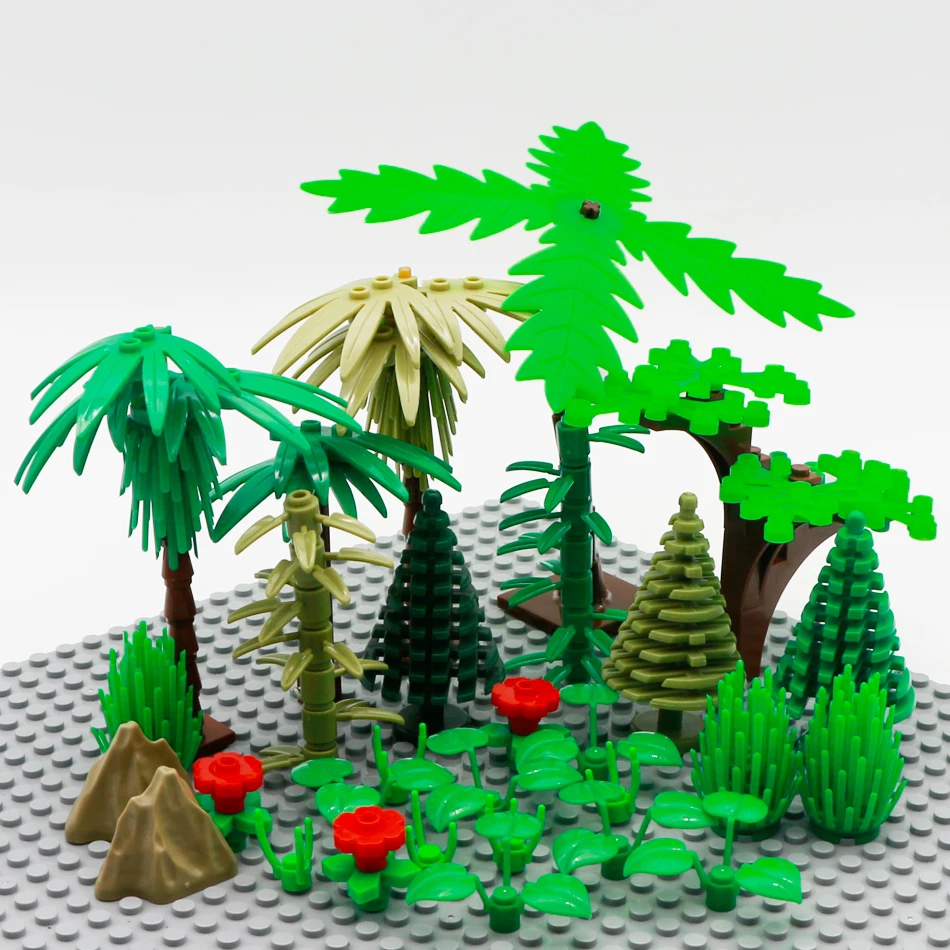 MOC Brick Tree City Accessories Creative Building Blocks Figure Accessory Military Grass Flower Leaf Bush DIY Toys For Children
MOC Brick Tree City Accessories Creative Building Blocks Figure Accessory Military Grass Flower Leaf Bush DIY Toys For Children