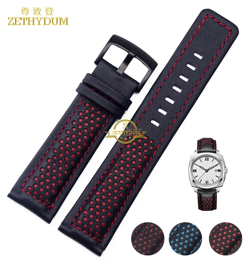 Genuine leather bracelet watchband watch strap 22mm mens wristwatches band belts wristband black orange blue red stitched
Genuine leather bracelet watchband watch strap 22mm mens wristwatches band belts wristband black orange blue red stitched