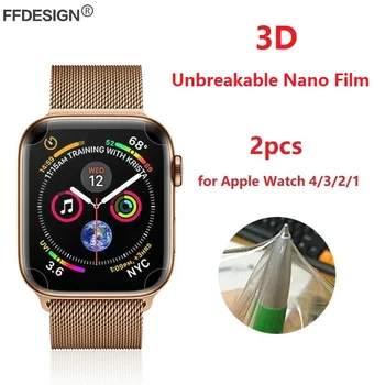 2pcs Nano Full Cover Screen Protector For Apple Watch 42mm 38mm 44mm 40mm on iWatch 4 3 2 1 Protective Film Foil (Not Glass)
2pcs Nano Full Cover Screen Protector For Apple Watch 42mm 38mm 44mm 40mm on iWatch 4 3 2 1 Protective Film Foil (Not Glass)