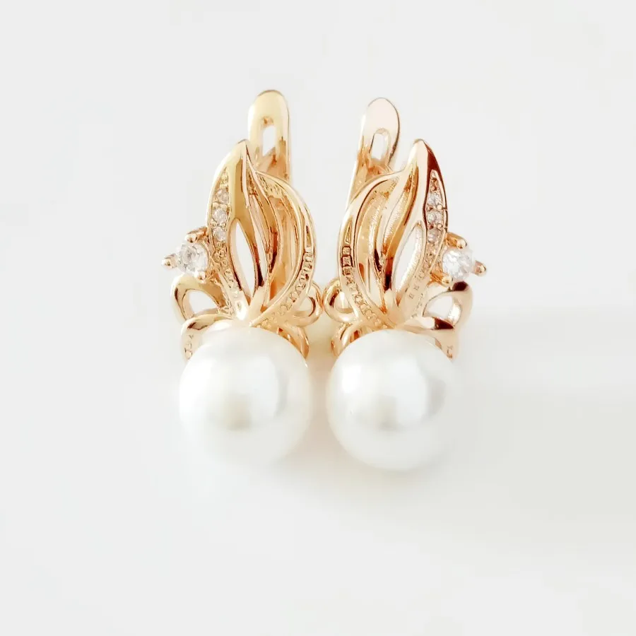 New Flower Earrings Jewelry Earrings Simulated Pearl Office Style Rose Gold 585 Color Jewelry Korean Earrings
New Flower Earrings Jewelry Earrings Simulated Pearl Office Style Rose Gold 585 Color Jewelry Korean Earrings