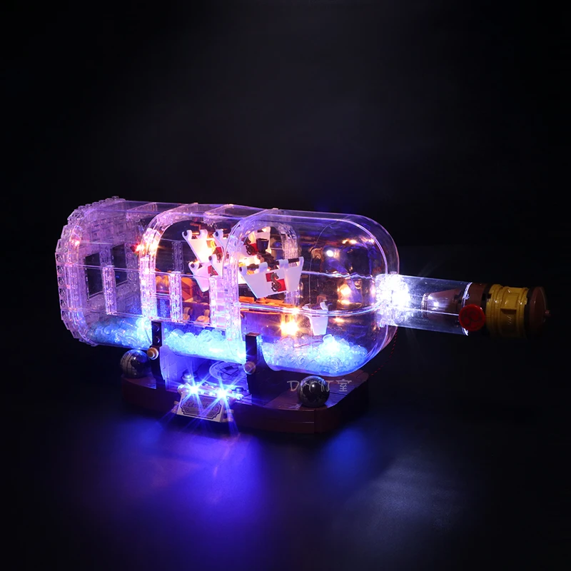 Led Light Set For Lego 21313 Building Blocks Bricks Ideas Serie Compatible 16051 Creator Ship In a Bottle(LED light+Battery box)
Led Light Set For Lego 21313 Building Blocks Bricks Ideas Serie Compatible 16051 Creator Ship In a Bottle(LED light+Battery box)