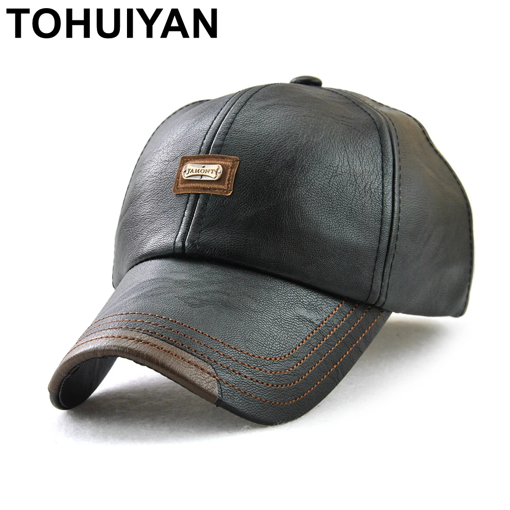 TOHUIYAN Retro Leather Cap For Men Fall Winter Adjustable Baseball Cap Gentleman Casual Snapback Hat Bone Masculino Gorra Hombre
TOHUIYAN Retro Leather Cap For Men Fall Winter Adjustable Baseball Cap Gentleman Casual Snapback Hat Bone Masculino Gorra Hombre