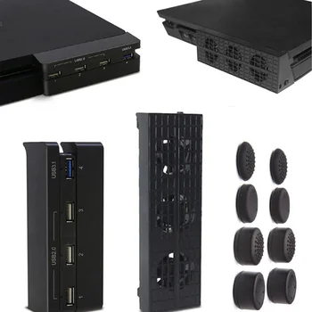 PS4 Slim Cooler with USB External 3-Fan Super Turbo + PS4 Slim USB HUB with 4 USB Ports Cable Adapter For PS4 Slim Console+caps
PS4 Slim Cooler with USB External 3-Fan Super Turbo + PS4 Slim USB HUB with 4 USB Ports Cable Adapter For PS4 Slim Console+caps
