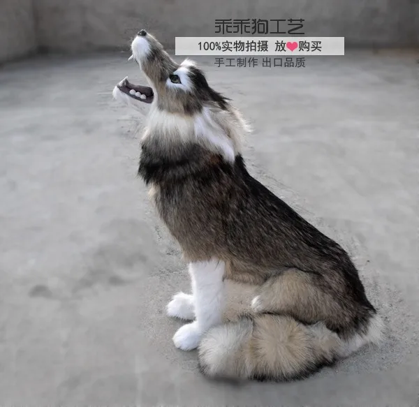 Моделирование cute squatting wolf 35x18x45 см модель из полиэтилена и меха Волчья модель реквизит для украшения дома, модель подарок d863 
Моделирование cute squatting wolf 35x18x45 см модель из полиэтилена и меха Волчья модель реквизит для украшения дома, модель подарок d863