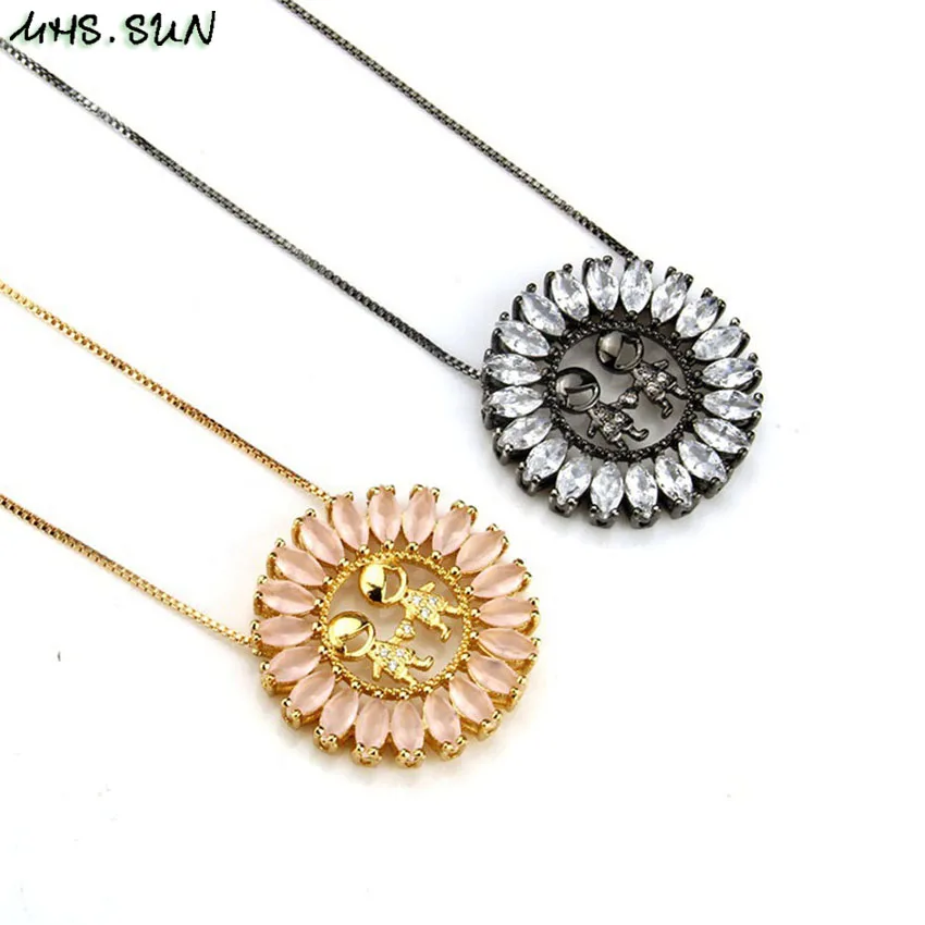MHS.SUN 2019 new cubic zircon women jewelry chain necklace fashion gold color boy character pendant necklace for christmas gift
MHS.SUN 2019 new cubic zircon women jewelry chain necklace fashion gold color boy character pendant necklace for christmas gift