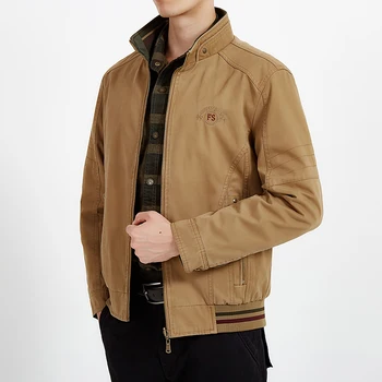 Good quality Jacket Men Clothes 2018 Autumn Stand Collar Military Reversible Jacket Army Style Bomber Coats
Good quality Jacket Men Clothes 2018 Autumn Stand Collar Military Reversible Jacket Army Style Bomber Coats