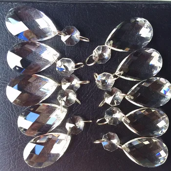 12pcs Clear Crystal Glass Octagon Beads With Facted Drop Pendants Wedding Party minia turas Feng Shui Suncatcher Hanging Decor
12pcs Clear Crystal Glass Octagon Beads With Facted Drop Pendants Wedding Party minia turas Feng Shui Suncatcher Hanging Decor