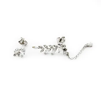 GORGEOUS TALE New Fashion Jewelry Wholesale Charming Cz Leaves Earrings Long Chains Drops Bridemaids Gift Women Stud Earrings
GORGEOUS TALE New Fashion Jewelry Wholesale Charming Cz Leaves Earrings Long Chains Drops Bridemaids Gift Women Stud Earrings