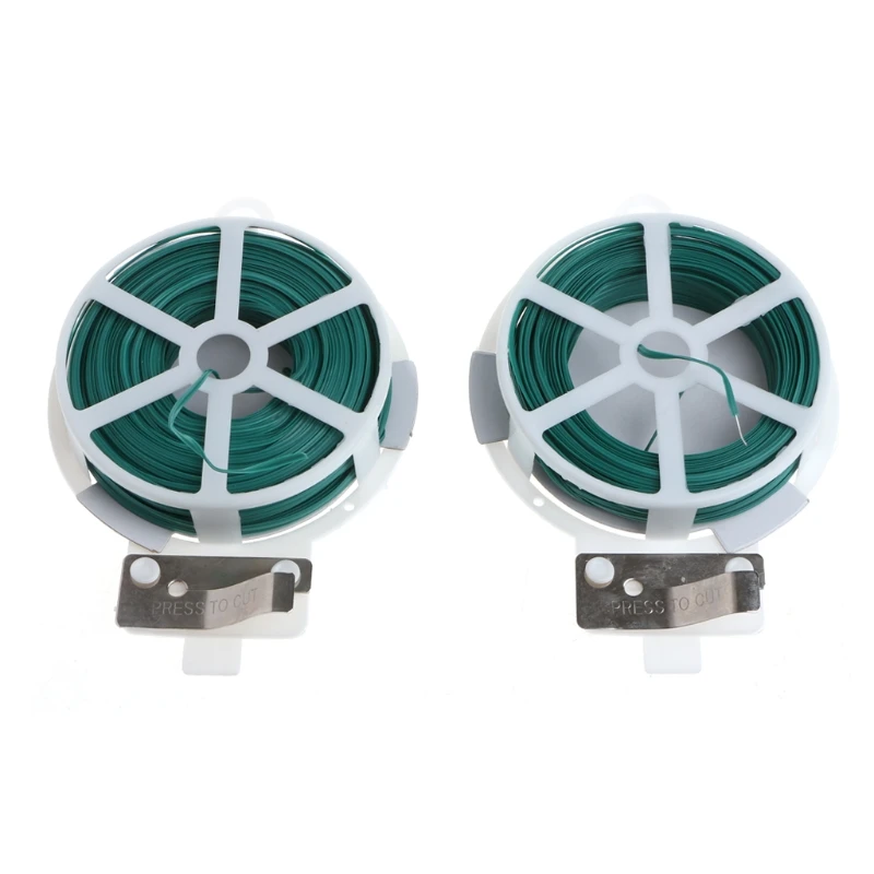 New Arrival 30m 50m Garden Twist Tie Wire Cable Reel With Cutter Gardening Plant Bush Flower jun20
New Arrival 30m 50m Garden Twist Tie Wire Cable Reel With Cutter Gardening Plant Bush Flower jun20