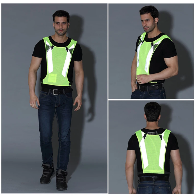 Safety Reflective Vest Adjustable Reflective Clothing Overalls Cycling Vest Running Work Vest Fashion High Reflective Clothing
Safety Reflective Vest Adjustable Reflective Clothing Overalls Cycling Vest Running Work Vest Fashion High Reflective Clothing