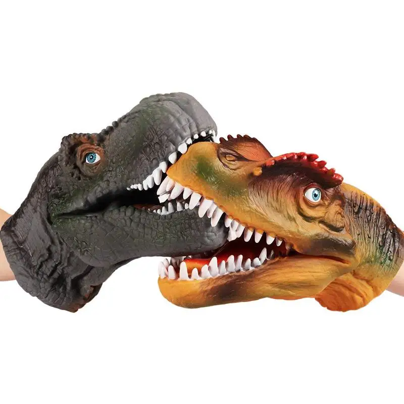 2pcs Dinosaur Hand Puppet Soft Animal Head Hand Puppet Realistic Children's Environmental Protection Toys Model Gift
2pcs Dinosaur Hand Puppet Soft Animal Head Hand Puppet Realistic Children's Environmental Protection Toys Model Gift