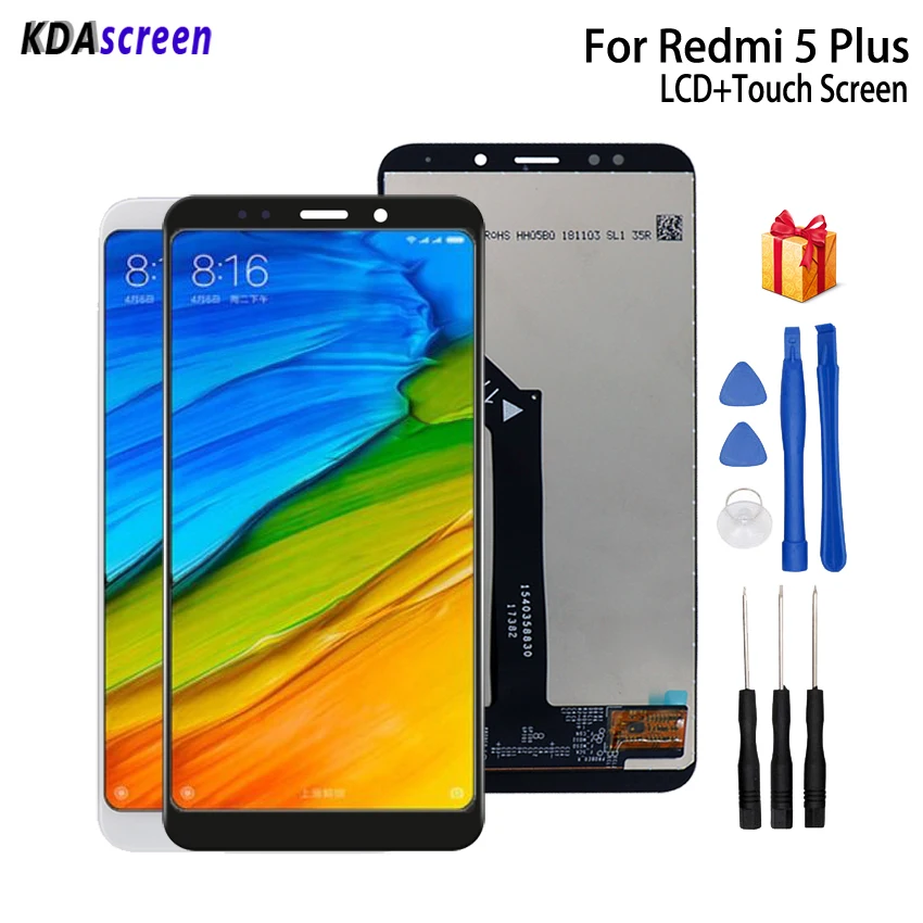 For Xiaomi Redmi 5 Plus LCD Display Touch Screen Digitizer Phone Parts For Redmi 5 Plus Screen LCD Replacement Free Tools
For Xiaomi Redmi 5 Plus LCD Display Touch Screen Digitizer Phone Parts For Redmi 5 Plus Screen LCD Replacement Free Tools