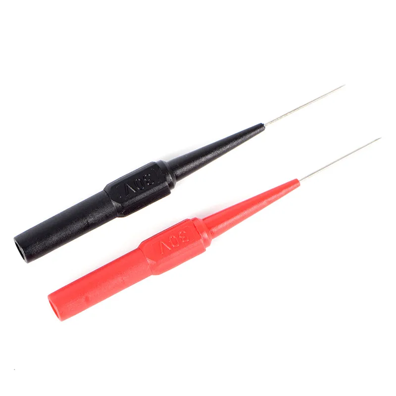 2pcs Non-destructive Universal Digital Voltmeter Multimeter Test Lead Probe Wire Pen Insulation Piercing Needle Test Probes
2pcs Non-destructive Universal Digital Voltmeter Multimeter Test Lead Probe Wire Pen Insulation Piercing Needle Test Probes