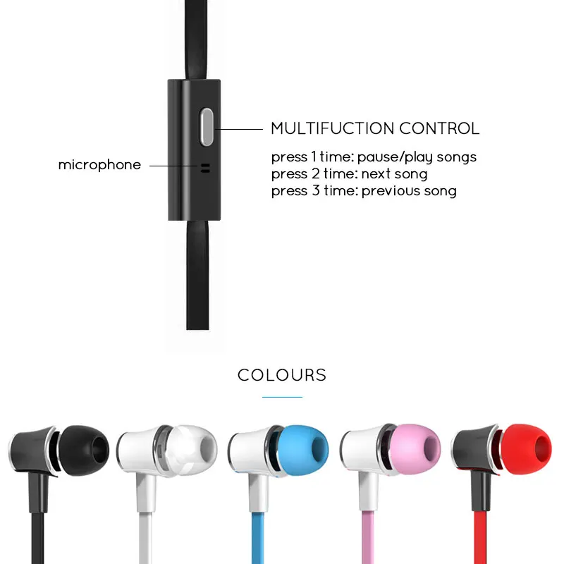 Стереонаушники MP3 и MP4 наушники для Meizu iPhone Xiaomi Huawei Sony Samsung 3 5 мм|stereo earbuds|in-ear earphonestereo
