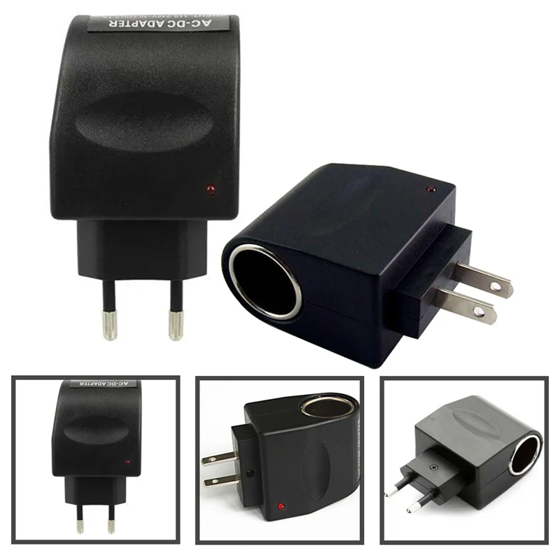 1Pc EU US Plug 220V AC to 12V DC Car Cigarette Lighter Socket Power Adapter Converter
1Pc EU US Plug 220V AC to 12V DC Car Cigarette Lighter Socket Power Adapter Converter
