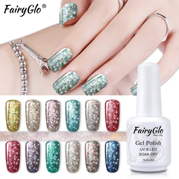 FairyGlo 15ml Starry Bling UV Gel Nail Polish Stamping Paint Gellak Glitter Nail Gel Lucky Lacquer Hybrid Gel Varnish Lacquer
FairyGlo 15ml Starry Bling UV Gel Nail Polish Stamping Paint Gellak Glitter Nail Gel Lucky Lacquer Hybrid Gel Varnish Lacquer