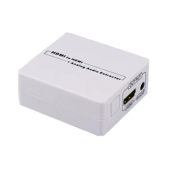 HDMI to HDMI+LR+SPDIF Audio Decoder/Demultiplexer HDMI to Fiber/Dual Analog Audio HY-404-V1-A (Audio Split)
HDMI to HDMI+LR+SPDIF Audio Decoder/Demultiplexer HDMI to Fiber/Dual Analog Audio HY-404-V1-A (Audio Split)