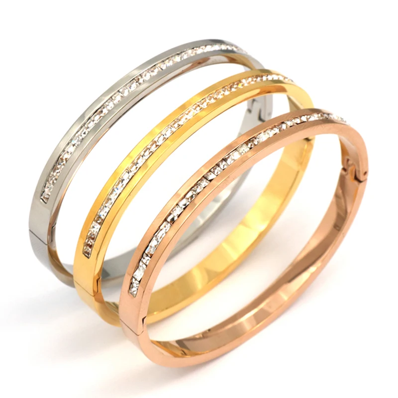 Top Quality Stainless Steel zinconia lovers Bracelets & Bangles For Men Women 3 Colors Beautiful Love Bangles Best Gift
Top Quality Stainless Steel zinconia lovers Bracelets & Bangles For Men Women 3 Colors Beautiful Love Bangles Best Gift