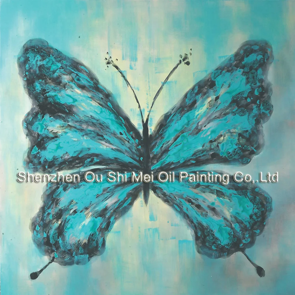 Hand Painted Canvas Oil Paintings Abstract Modern Home Decor Blue Butterfly Painting Wall Art Picture for Living Room Painting
Hand Painted Canvas Oil Paintings Abstract Modern Home Decor Blue Butterfly Painting Wall Art Picture for Living Room Painting