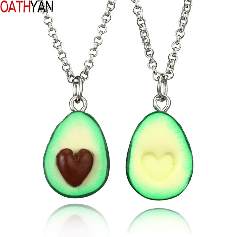 OATHYAN Newest Fashion Fruit Avocado Pendants Heart Long Chain Necklaces For Women Lovers' Best Friend Necklace Gifts Jewelry
OATHYAN Newest Fashion Fruit Avocado Pendants Heart Long Chain Necklaces For Women Lovers' Best Friend Necklace Gifts Jewelry