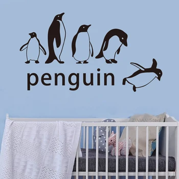 Cute little penguin decoration children's room living room background decorative animal custom name Art Decor Wall Sticker L17
Cute little penguin decoration children's room living room background decorative animal custom name Art Decor Wall Sticker L17