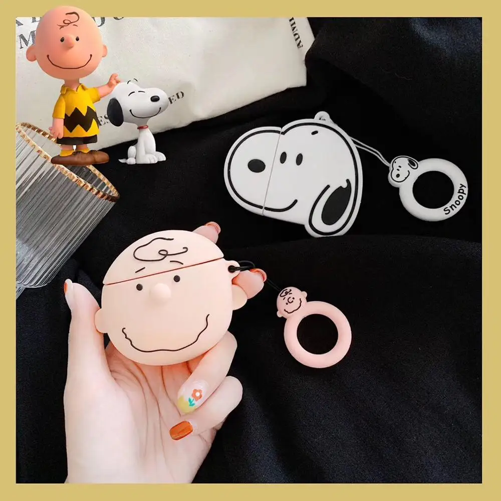 KAIEN funny cute cartoon dog Charlie fashion Silicone soft case For Apple new Airpods 1/2 Cover Wireless Bluetooth Earphone case
KAIEN funny cute cartoon dog Charlie fashion Silicone soft case For Apple new Airpods 1/2 Cover Wireless Bluetooth Earphone case