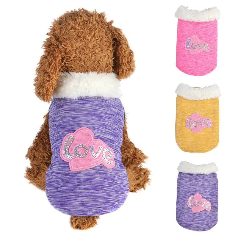 Pet Warm Costume Coat Winter LOVE Patch for Small Medium Dogs Puppy Autumn Winter Coat Jackets
Pet Warm Costume Coat Winter LOVE Patch for Small Medium Dogs Puppy Autumn Winter Coat Jackets