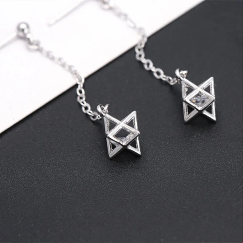 Temperament Long Cube Korean Fashion Hypoallergenic 925 Sterling Silver Personality Female Earring SEA069
Temperament Long Cube Korean Fashion Hypoallergenic 925 Sterling Silver Personality Female Earring SEA069