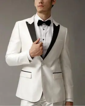 Hot Cheap Black Lapel Business Men Suits 2 Pieces Groomsman Wear Wedding Tuxedo For Men (Jacket+Pant+BowTie) Business Suits
Hot Cheap Black Lapel Business Men Suits 2 Pieces Groomsman Wear Wedding Tuxedo For Men (Jacket+Pant+BowTie) Business Suits