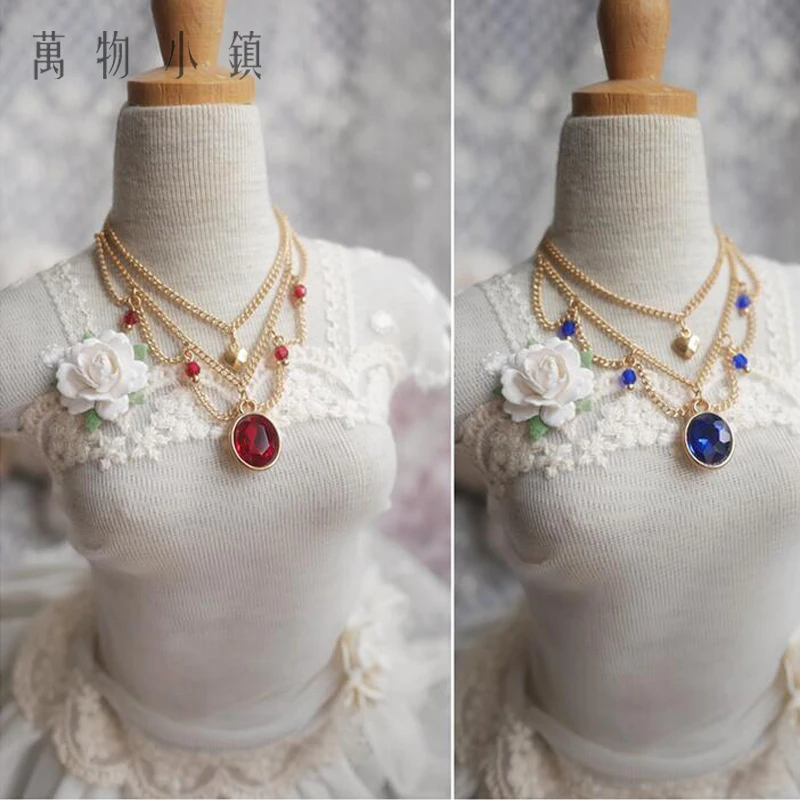 Новый ручной продукт 1/3 BJD SD кукла аксессуары винный красный/сапфировый синий
