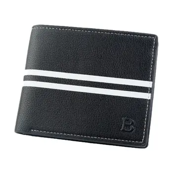 

Wallet Men Fashion Short Bifold Men Wallet Casual Soild Men Coin Pocket Wallets Credit Card Holder Casual ShortMen Wallet #30