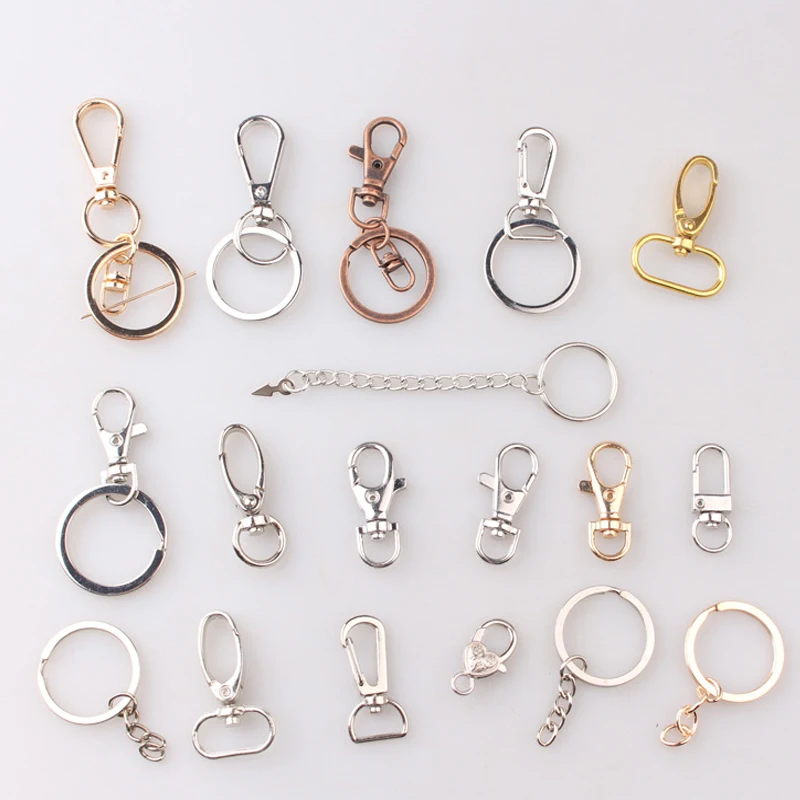 Silver Plated Metal Swivel Lobster Clasp Clips Key Hook Keychain Split Key Ring Findings Clasps For Keychains Making Parts
Silver Plated Metal Swivel Lobster Clasp Clips Key Hook Keychain Split Key Ring Findings Clasps For Keychains Making Parts