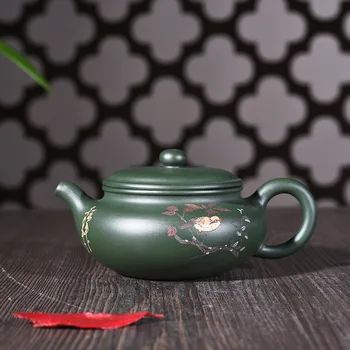 Famous Kettle Pure Manual Raw Ore Green Mud To Fake Something Antique Pot Painting Kungfu Online Teapot Tea Set Wholesale
Famous Kettle Pure Manual Raw Ore Green Mud To Fake Something Antique Pot Painting Kungfu Online Teapot Tea Set Wholesale
