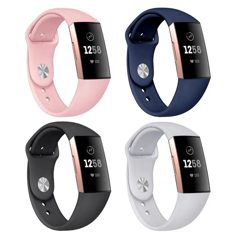 New Smart Watch Band Replacement Soft Silicone Pure Color Wristband Watch Strap for Fitbit Charge 3 Fitbit Charge3 S/L 
New Smart Watch Band Replacement Soft Silicone Pure Color Wristband Watch Strap for Fitbit Charge 3 Fitbit Charge3 S/L