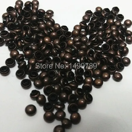 DIY200Sets 4mm Accessories Antique Copper Mushroom Rivets Leather Craft Punk Studs Shipping Free
DIY200Sets 4mm Accessories Antique Copper Mushroom Rivets Leather Craft Punk Studs Shipping Free