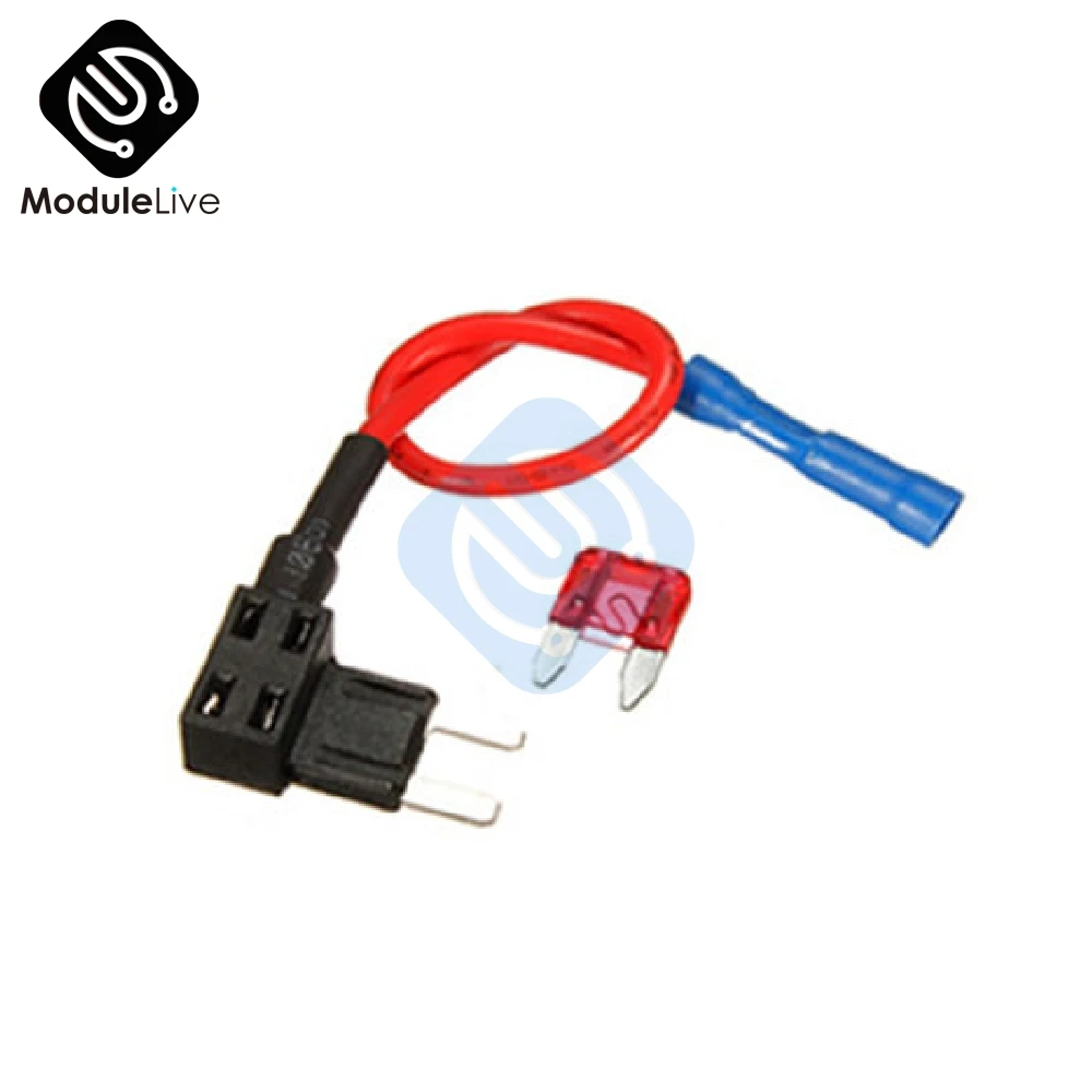 Mini 12V Fuse Holder Add-a-circuit TAP Adapter Mini ATM APM Blade Auto Fuse with 10A Blade Car Fuse with holder
Mini 12V Fuse Holder Add-a-circuit TAP Adapter Mini ATM APM Blade Auto Fuse with 10A Blade Car Fuse with holder