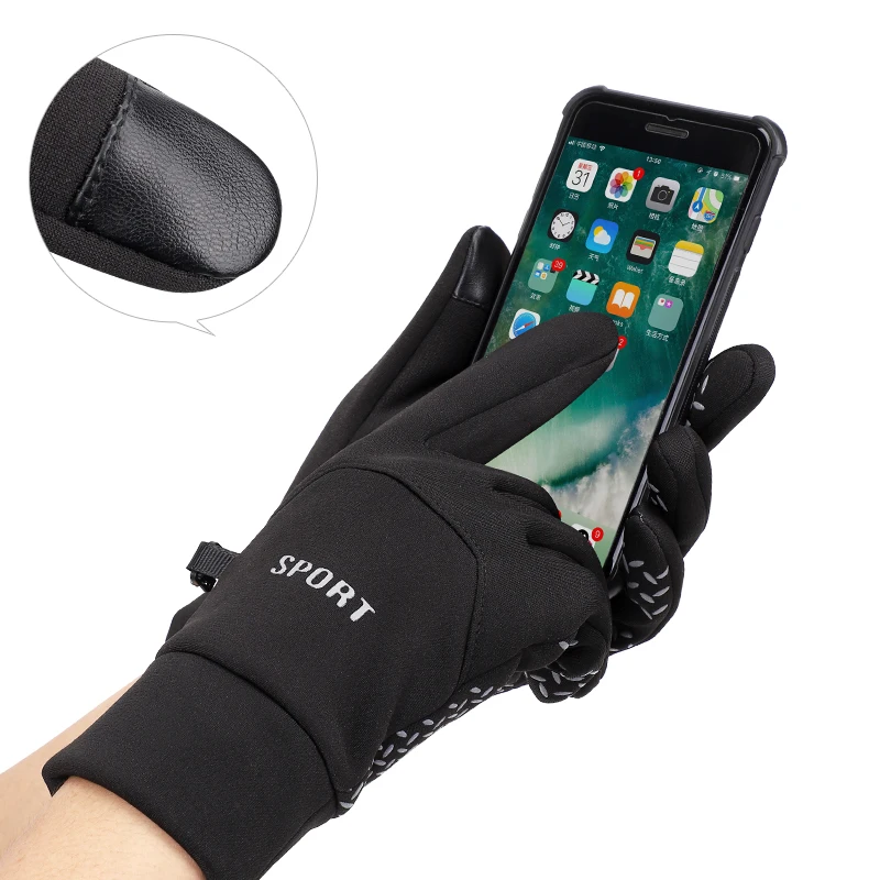 SHOUHOU Men Autumn Winter Touch Screen Gloves Plush Lining Proof Water Sports Gloves Outside Cycling Running Riding Gloves 
SHOUHOU Men Autumn Winter Touch Screen Gloves Plush Lining Proof Water Sports Gloves Outside Cycling Running Riding Gloves