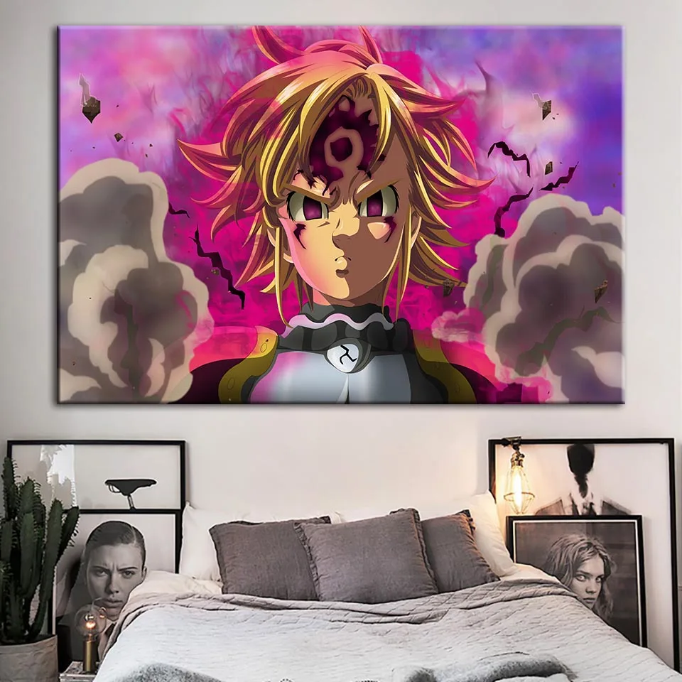 Wall Artwork Home Decoration Canvas Paintings Pictures Seven Deadly Sins Anima HD Printed Modular Poster For Living Room Framed
Wall Artwork Home Decoration Canvas Paintings Pictures Seven Deadly Sins Anima HD Printed Modular Poster For Living Room Framed