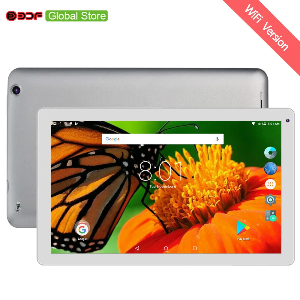 10.1 inch WiFi Tablets Android 5.1 Quad Core 1GB 32GB ROM HD Screen Tab Dual Camera Support Extend TF card Tablet Pc
10.1 inch WiFi Tablets Android 5.1 Quad Core 1GB 32GB ROM HD Screen Tab Dual Camera Support Extend TF card Tablet Pc