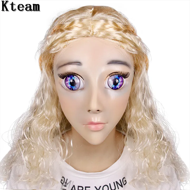 Top Quality Handmade Silicone Sexy And Sweet Half Female Face Ching Crossdress Mask Crossdresser Doll Full Face Mask Party Cos
Top Quality Handmade Silicone Sexy And Sweet Half Female Face Ching Crossdress Mask Crossdresser Doll Full Face Mask Party Cos
