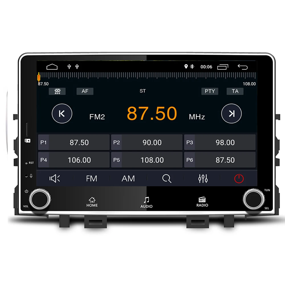 Android 10 8 ядерный автомобильный DVD плеер для KIA RIO 2017 2018 + 2 Din автомобильное радио GPS