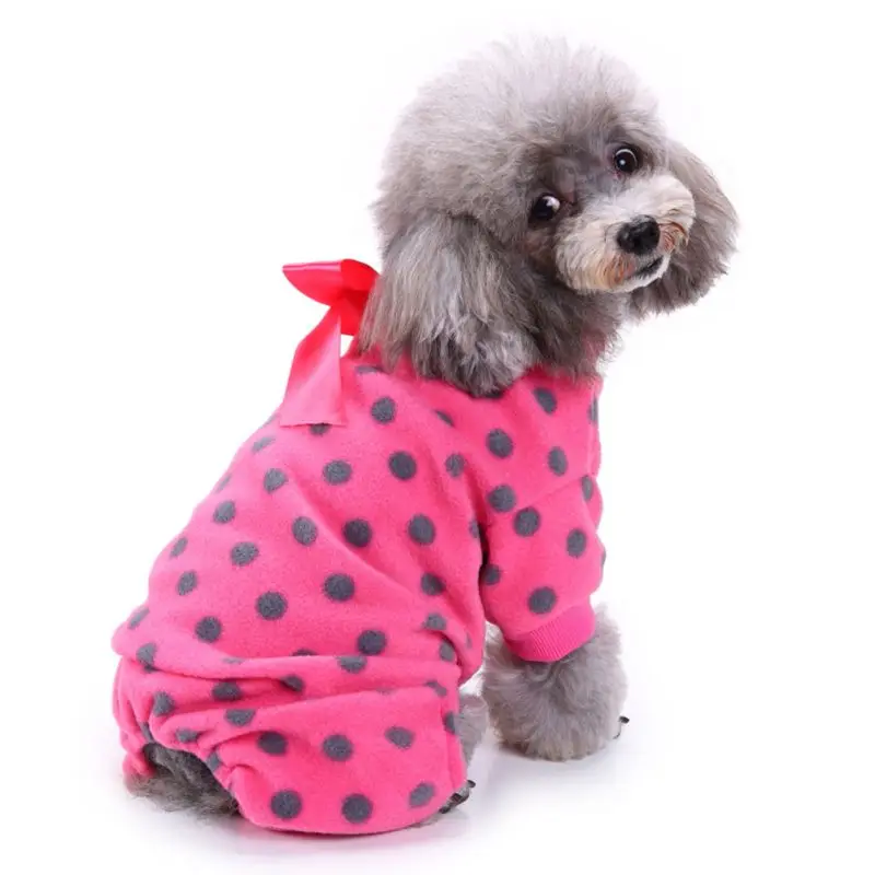 Pet Dog Warm Pajamas for Winter Fleece Pet Clothes Costume Puppy Dog Pattern 4 Foot Coat Jumpsuit with Bowknot Pet Cloth Supply
Pet Dog Warm Pajamas for Winter Fleece Pet Clothes Costume Puppy Dog Pattern 4 Foot Coat Jumpsuit with Bowknot Pet Cloth Supply