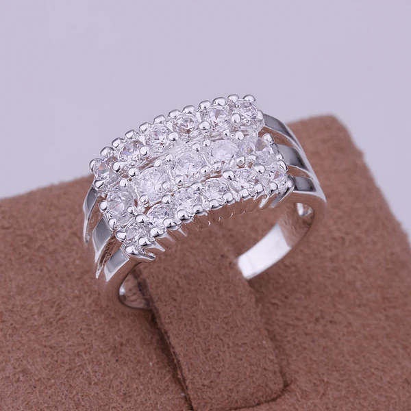 925 sterling silver jewelry fancy silver wedding engagement party ring factory price three rows crystal stone ring size7&8 CR143
925 sterling silver jewelry fancy silver wedding engagement party ring factory price three rows crystal stone ring size7&8 CR143