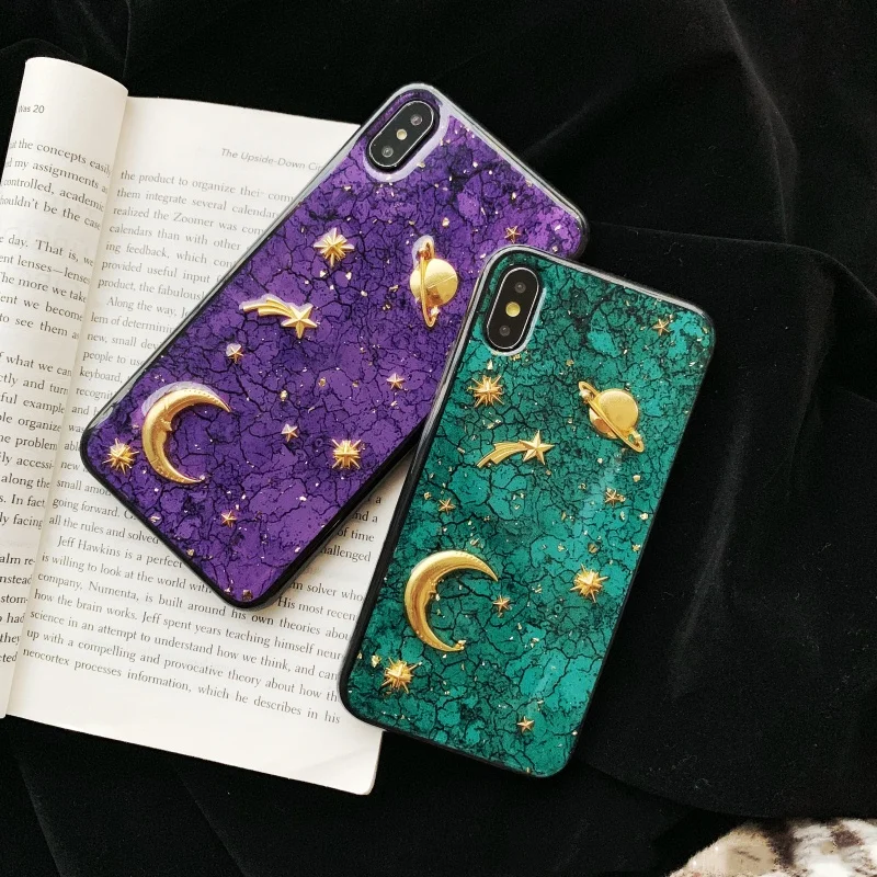 3D Moon Saturn phone Cases for iphone X XR XS XS Max For iphone 6 6s 7 8 plus Space planet glitter Soft silicon Case capa
3D Moon Saturn phone Cases for iphone X XR XS XS Max For iphone 6 6s 7 8 plus Space planet glitter Soft silicon Case capa