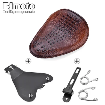 BJMOTO Motorcycle Gator Emboss Leather Solo Seat Baseplate Springs Bracket Mounting Kit For Harley Sportster XL883 Honda Yamaha
BJMOTO Motorcycle Gator Emboss Leather Solo Seat Baseplate Springs Bracket Mounting Kit For Harley Sportster XL883 Honda Yamaha