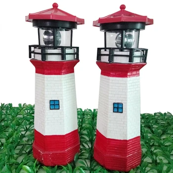 Large Solar Powered Lighthouse Rotating LED Bulb Garden Ornament Patio Beacon Tower Light
Large Solar Powered Lighthouse Rotating LED Bulb Garden Ornament Patio Beacon Tower Light