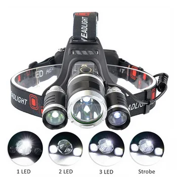 

by dhl 100set 13000LM LED T6+2R5 Headlight Headlamp Head Lamp lighting Light Flashlight Torch +18650 battery+Car USB AC Charger