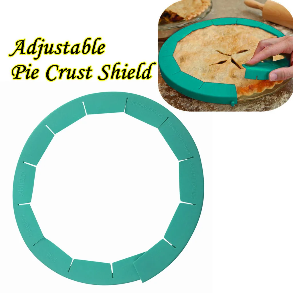 Adjustable Silicone Pie Crust Shield Silicone kitchen Cooking Accessories Fit 8.5Inch - 11.5Inch Rimmed Dish Mutfak Malzemeleri
Adjustable Silicone Pie Crust Shield Silicone kitchen Cooking Accessories Fit 8.5Inch - 11.5Inch Rimmed Dish Mutfak Malzemeleri